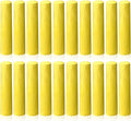 20 Pcs Sidewalk Chalks for Kids Non Toxic Jumbo Chalk for Party Gift Outdoor Art Classroom Play Painting (Yellow)