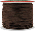 Mandala Crafts 1mm 109 Yards Bistre Brown Cotton Waxed Cord for Jewelry Making Bracelet Cord Waxed String - Beading String Thread Jewelry Cords for Necklaces String