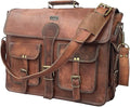 Cuero DHK 16 Inch Vintage Handmade Leather Messenger Bag Laptop Briefcase Computer Satchel Bag for Men & Women (16 Inch Medium)