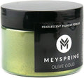 MEYSPRING Olive Gold Epoxy Resin Green Pigment - 50 Grams - Green Mica Powder for Epoxy Resin, UV Resin and Resin Art - Color Shifting Pigment