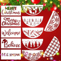 Christmas Stencils for Painting on Wood 12" Christmas Doormat Stencils Holiday Stencil Merry Christmas Believe Drawing Templates for Door Mats Porch Wreath Decor