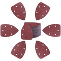 100-Pack Mouse Sandpaper (5-Hole) 100 Grit for Mouse Detail Sanders, Premium Aluminum Oxide, Easy to Replace, Ideal for Woodworking, Furniture Refinishing, and Crafting
