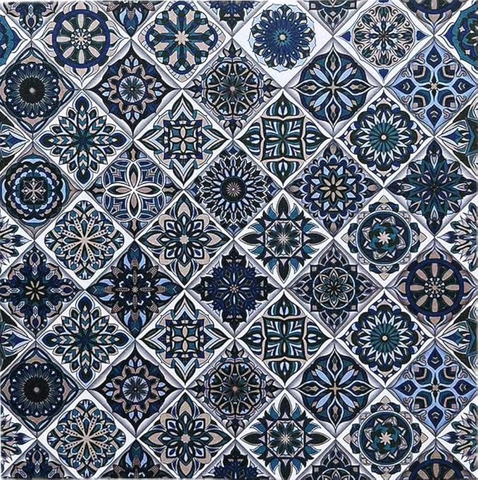 Groovy Boho Tribal Scrapbook Pad – 24 Bohemian Sheets for Scrapbooking, Junk Journals, Collage, Decoupage, Card Making & Mixed Media, 6x6 Single-Sided Craft Paper