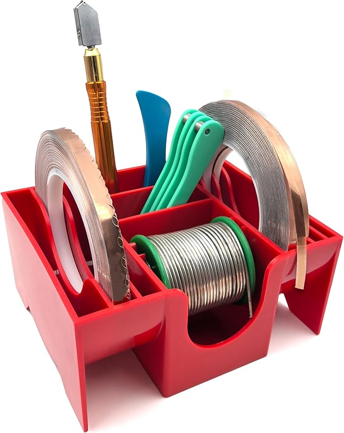 Copper Foil Hand Foiler and Foil Dispenser Kits (Dispenser Red)