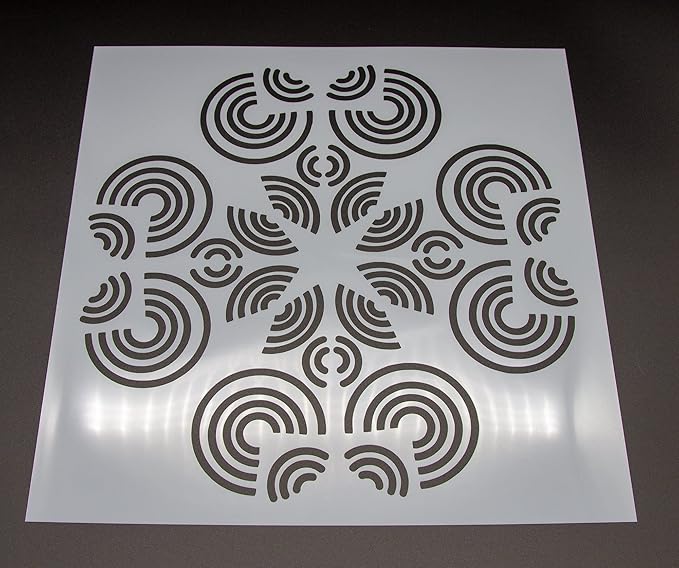 7.5mil Blank Mylar Sheets(10 Pack),12X12 inch Milky Translucent PET Blank Stencils Sheets,Template Material for Cutting Machine, Make Airbrush Stencils, Food-Safe Craft Plastic Sheets