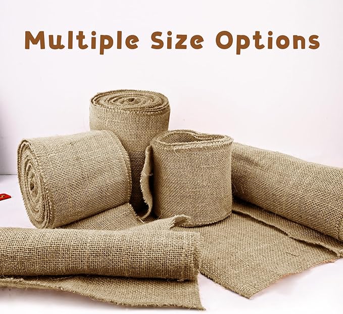 Shatex Natural Burlap Roll,36inch x 30ft High Density Burlap Fabric for Craft Projects,Table Runners,Weddings Decor,Christmas Decorations