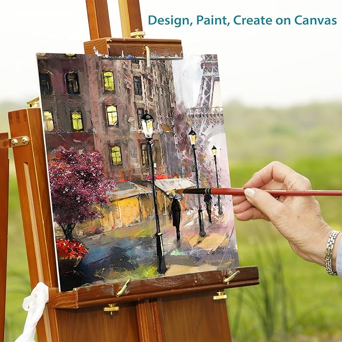 KEFF Canvas Boards for Painting - 12x12 12-Pack Bulk Canvas Panels, 100% Cotton Triple Primed Large Canvases for Art Painting Supplies, Acrylic, Oil, Watercolor & Tempera