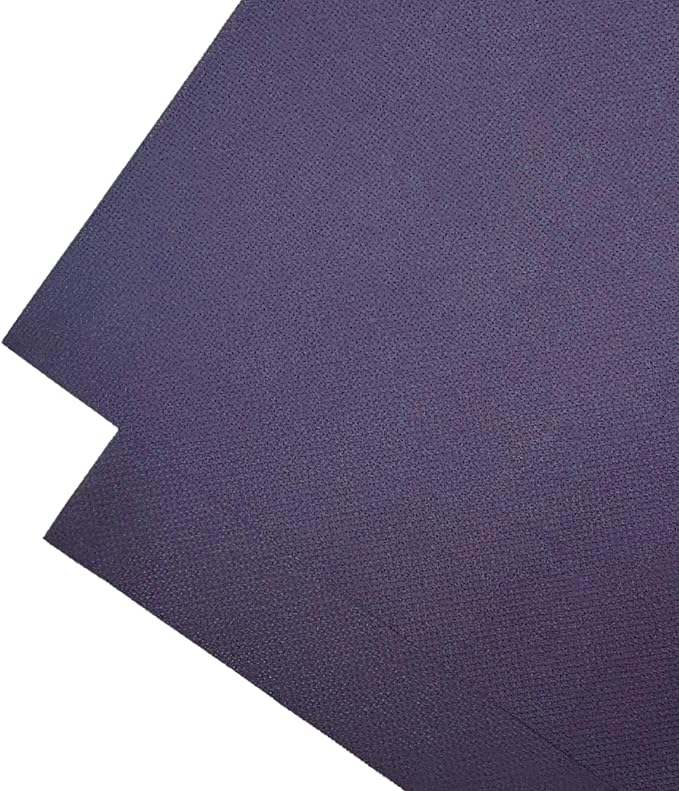 2 Sheets of Navy 14 Count Aida Cloth – 18 x 18 Inch Pre-Cut Fabric Squares – Cross Stitch Fabric – 100% Cotton – Ideal for Needlework & Embroidery – The Knotty Unicorn