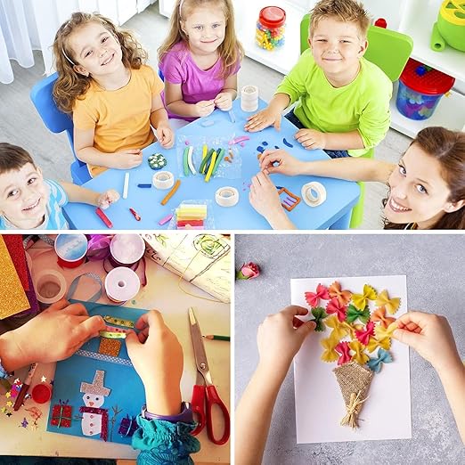 UPINS 800 Pcs Point Dots Balloon Glue Removable Adhesive Point Tape, 8 Rolls Double Sided Dots Stickers for Craft Wedding Decoration