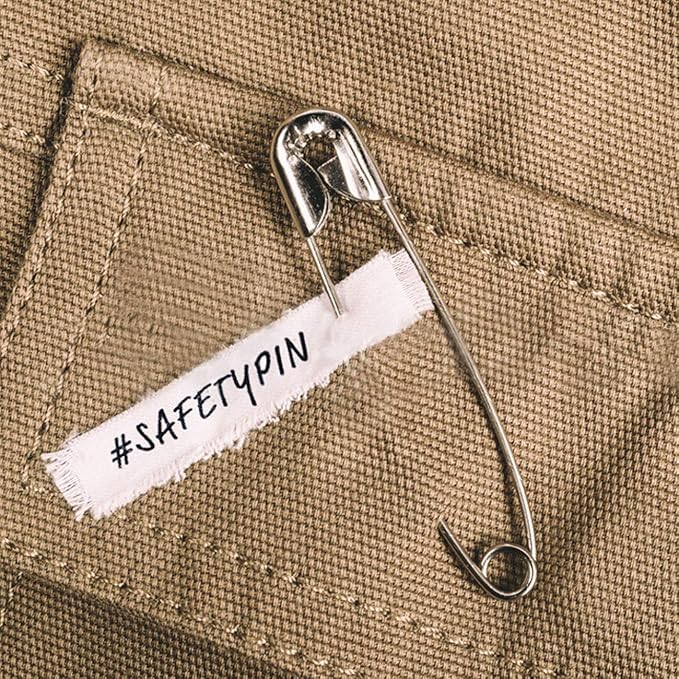 vrupin 1.5Inch/38mm Safety Pins Bulk (38mm-500pcs)