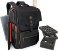 ENHANCE DnD Backpack - RPG DM Bag for Dungeons and Dragons - Travel DnD Bag Organizer fits 6-8 Books Upright, 18" Laptop/DM Screen Slot, Miniature Storage Foam Trays, Accessories Pockets, Map Strap