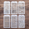 DIY Decorative Stencil Template for Scrapbooking Painting on Wall Furniture Crafts,Set of 6 (Leopard)