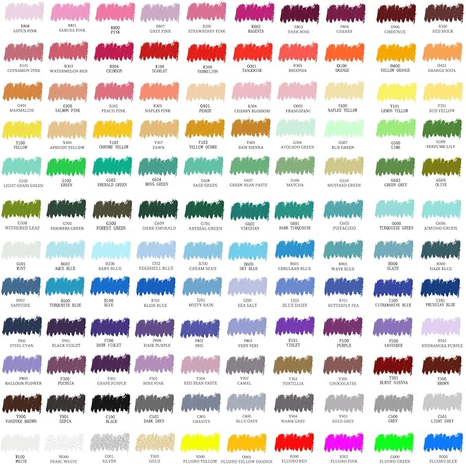 Artecho Oil Pastels Set of 120 Colors Wooden Box, Soft Oil Pastels for Art Painting, Drawing, Blending, Ideal Gift Choice for Everyone (10 x 70 mm)