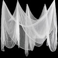 Boao Halloween Cheese cloth 29.92 x 590.55 Inch White Cheesecloth Roll for Crafts Large Cotton Muslin Gauze Fabric for Halloween Outdoor & Indoor Spooky Decoration