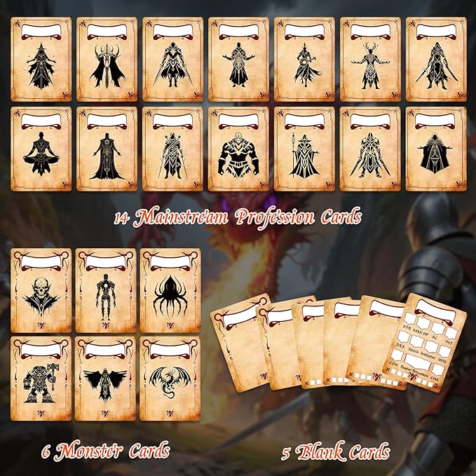 Byhoo DND Initiative&Combat Tracker Set-Waterproof Acrylic DM Screen Top with 25 Insert Cards,Compatible with Dungeons and Dragons 5e/Pathfinder/TTRPGs-DND Essentials Kit for Tabletop RPG Accessories