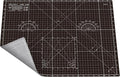 A2 Cutting Mat around 18" x 24", Self Healing Double Sided 5-Ply Mat for Crafts, Fabric, Sewing, Quilting, Workbench, Scrapbooking, Projects - Black/Gray