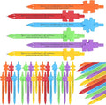 Eaasty 24 Pcs Employee Appreciation Gifts Bulk Inspirational Puzzle Pens Thank You Ballpoint Pens for Coworkers Staff Team Teacher Nurse Pastor Boss's Day Vet Tech Week Pharmacy Technicians Day Gifts