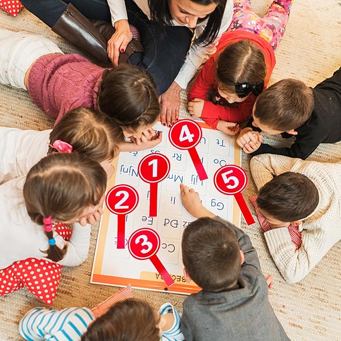 Amosfun 20 a Dry Erase Board Voting Paddles 1-10 Score Number Boards Yes or No Paddles Games Paddle Whiteboard Multi-Function Score Boards Wipe The Board Foam Mini