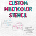 Stencil Stop Personalized Custom Layered Stencils for Spray Painting - Customizable for Logos, Businesses, Images - 14 Mil Mylar Plastic