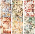 Leaf Scrapbook Paper Set, 180 PCS Vintage Botanical Ephemera for Junk Journaling, Scrapbooking, DIY Crafts, and Art Supplies