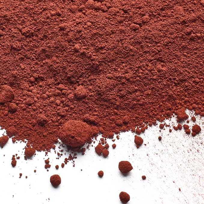 Concrete Cement Pigment-0.44lb 200g Red Iron Oxide Pigment Powder, Concrete Cement Dye Color Pigment for Brick, Tile, Clay, Lime, Mortar, Grout, Plaster, Paint, Bath Bombs(Red,0.44lb)
