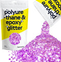 Hemway Glitter for Resin 100g Lavender Purple Metallic Crystals for Epoxy Craft Super Chunky Flakes Tumblers Wax Melt