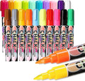 Extra Fine Tip Liquid Chalk Markers for Chalkboard, 20 Colors Window Liquid Chalk Marker Pens with 1mm Fine Tips, Washable Erasable Wet Erase Marker Pens Set for Bistro, Car Glass, Poster, Blackboard