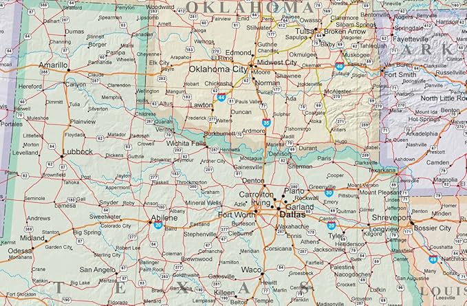 24x36 United States, USA US Executive Wall Map Poster Mural (24x36 PAPER)