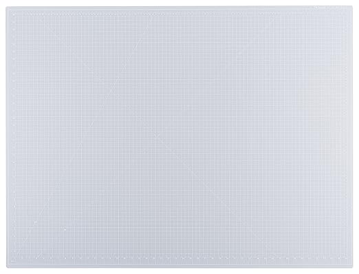 Dahle Vantage 10684 See-Through Premium Self-Healing Cutting Mat, 36"x48", 1/2" Grid, 5 Layers for Max Healing, Perfect for Crafts & Sewing, Clear