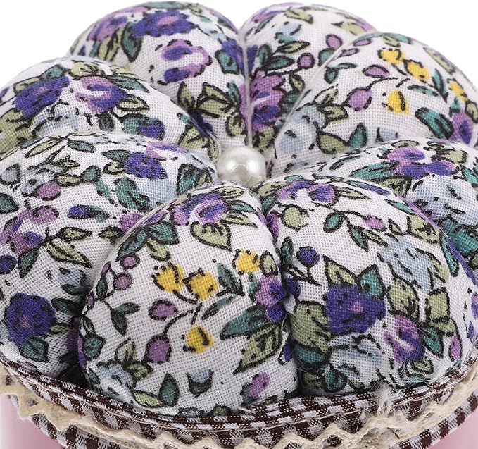 Pin Cushions Head Pin Holder Sewing Pin Storage Box for DIY Craft Hand Sewing Supplies 3.14X3.14X2.87Inch