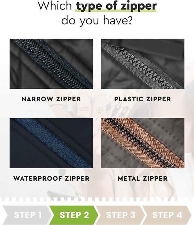 ZlideOn Zipper Pull Replacement - 7pcs, Silver, Large - Instant Zipper Replacement Slider Multipack