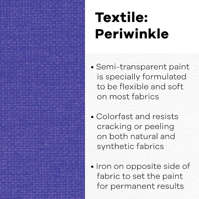 Jacquard Periwinkle Textile Color Paint
