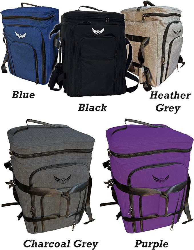 Ultimate Board Game Travel Bag – Durable Storage Case for Up to 10 Games, Water-Resistant, Adjustable Strap & Handles – Perfect for Game Nights, Conventions & Tournaments (Parent) (Blue)