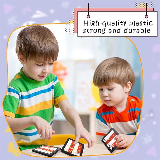 32 Pcs 15 Number Puzzles 2.8 Inch Number Sliding Puzzles Pocket Size Slide Puzzles Brain Teaser Puzzles for Kids Teens Adults School Rewards Party Favors Gift Bag Fillers