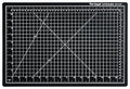 Dahle Vantage 10671 Premium Self-Healing Cutting Mat, 12"x18", 1/2" Grid, 5 Layers for Max Healing, Perfect for Crafts & Sewing, Black
