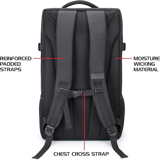 ENHANCE Board Game Backpack - Reinforced Rigid Board Game Storage with Padded Shoulder Straps, Carrying Handle, and Accessories Pockets for Dice, Cards, More - Fits and Protects Tabletop Adventures
