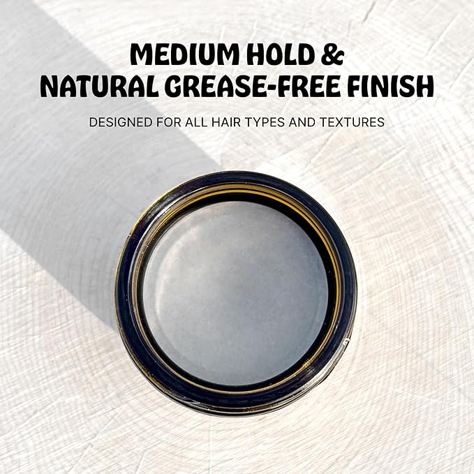 Earth Wave All Natural Tallow Hair Clay - Premium Hair Styling Clay - Organic Ingredients - Zero Toxins - American Made - Perfect for everyday use - Medium Hold & Natural Finish – 2.5 oz