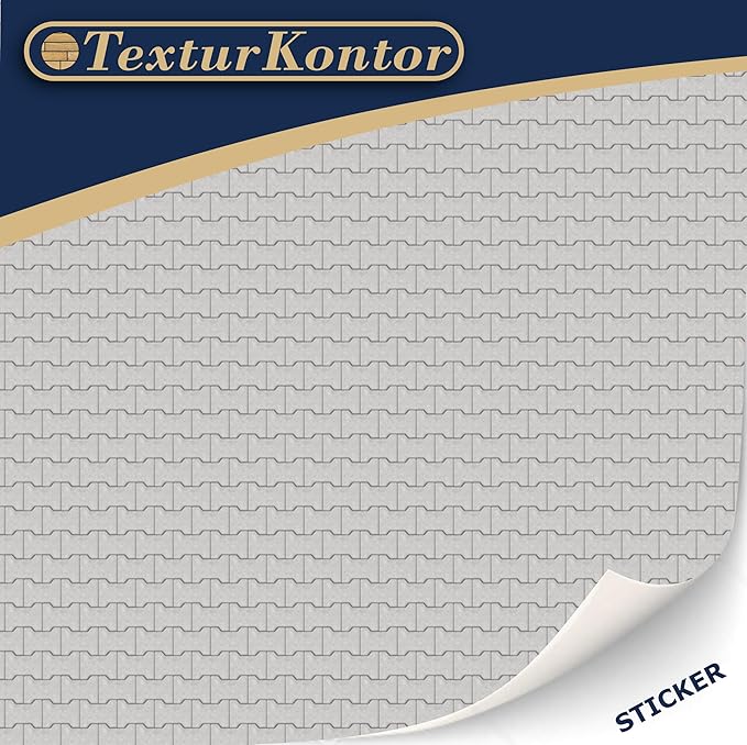 3 Sheets Self-Adhesive Decorative Film Paving Stones and Surfaces for Model Making in Scale 1:87 Scale H0 (UK: 3.5 mm Scale) (Double Composite Paving)