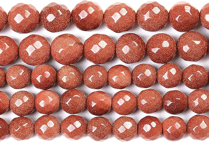 90pcs 4mm Natural Gold Sandstone Beads Faceted Stone Energy Healing Beads for Jewelry MakingDIY Bracelet Necklace Accessories 15" (4mm, Faceted Gold Sandstone)