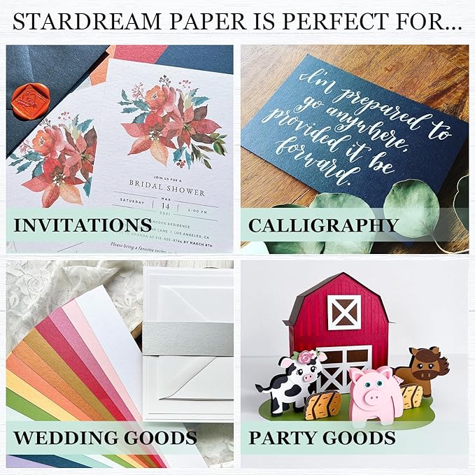 Cardstock Warehouse Stardream Coral Cardstock Paper - 25 Sheets, 8.5 x 11" – 105 lb / 284 GSM Premium Metallic Coral Card Stock for High-end Printing, Card Making, Die-cutting & DIY Projects