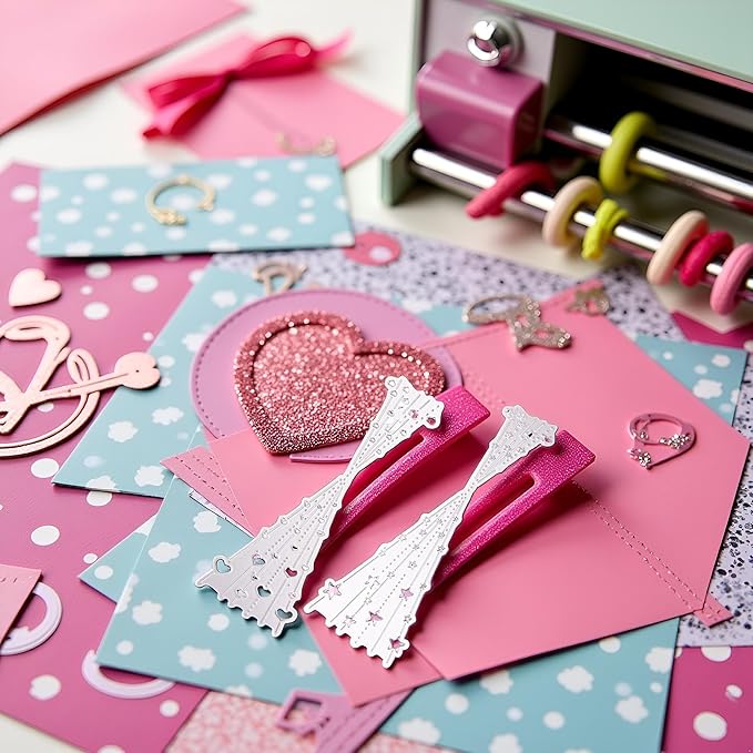 Heart Bubble Spotty Line Cutting Dies for Card Making DIY Scrapbooking Photo Album Decorative Embossing Paper TemplatedCraft Template for Paper Card Making Album Arts Supplies
