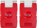 2 Pieces Knitting Counter, Needle Marking Tool, Plastic Knit Counter, Knitting Stitch Counter, Red