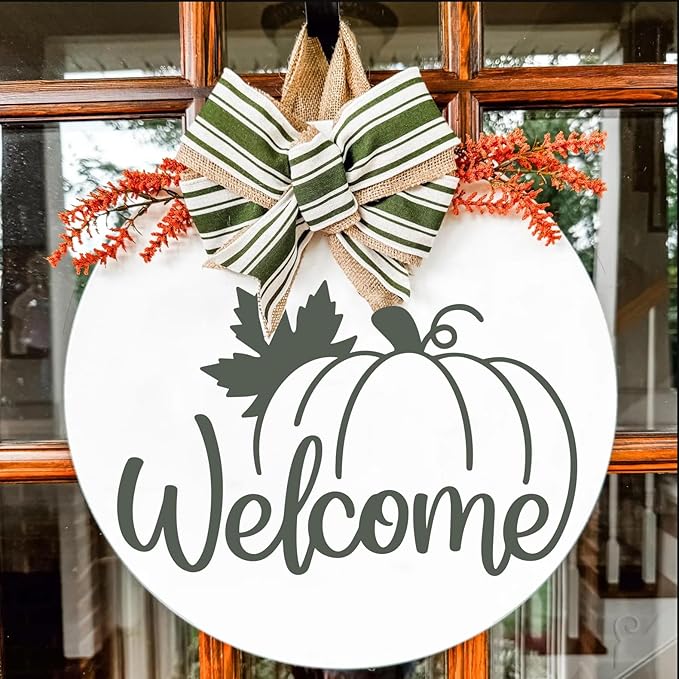 Fall Stencils for Painting on Wood Pumpkin Stencil Thanksgiving Stencils for Porch Wood Sign Door Hanger Decor