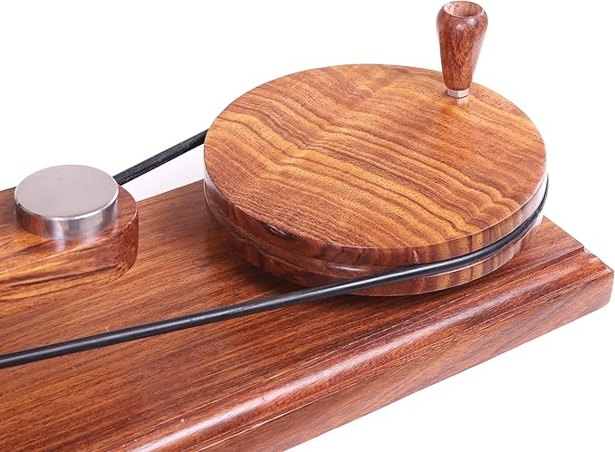 Yarn Winder – Large Handcrafted Wooden Ball Winder for Knitting, Crocheting & Weaving – Heavy-Duty Natural Rosewood Yarn Winder for 8-12 oz Yarn Cakes