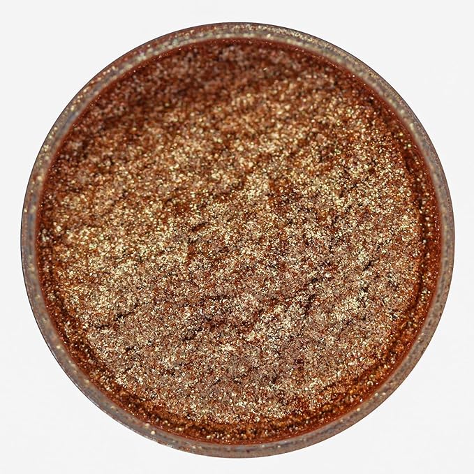 Premium Diamond Mineral Mica Powder Pigment- for Epoxy, Resin, Soap, Paint, Woodworking, Acrylic Pouring, Bath Bombs, Fishing Lures - DIY Arts and Crafts Additive (Smog Bronze)