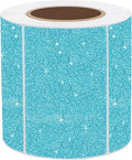 3x2 Inch Holographic Thermal Labels, Glitter Blue Thermal Sticker Labels, Waterproof Thermal Printer Stickers for Price, Barcode, Name, Custom Logo Design, 200 Pcs/Roll