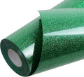 TORC Green Glitter HTV Heat Transfer Vinyl Roll 12 inch x 20 ft Iron on Vinyl for T Shirts Crafts Bulk St. Patrick's Day Decor