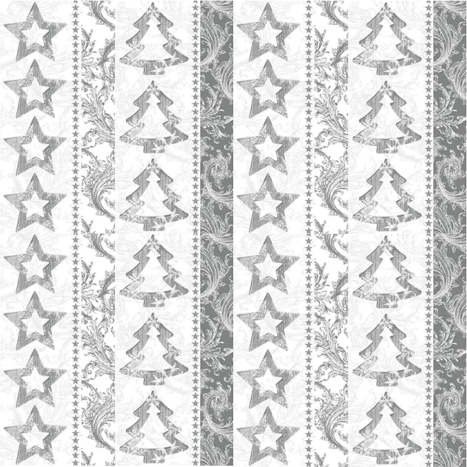 20-ct 13x13 Christmas Paper Decoupage Napkins, 3-Ply Servilletas Tissue Napkin for Dinner and Parties, Disposable Napkins (Trees Pattern)
