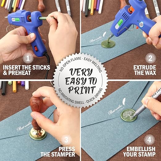 Olive Green Sealing Wax Sticks, WASOHLING 20Pcs Glue Gun Wax Seal Sticks for Wax Seal Stamp, Green Wax Seals for Wedding Invitation Envelope Letter Seals, Craft Adhesive (Mini Size)