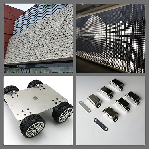 6061 T651 Aluminum Sheet Metal 12" x 12" x 1/8" (0.125") Rectangle Metal Plate Covered with Protective Film, 3mm Flat Aluminum Plate for Crafting and Industry